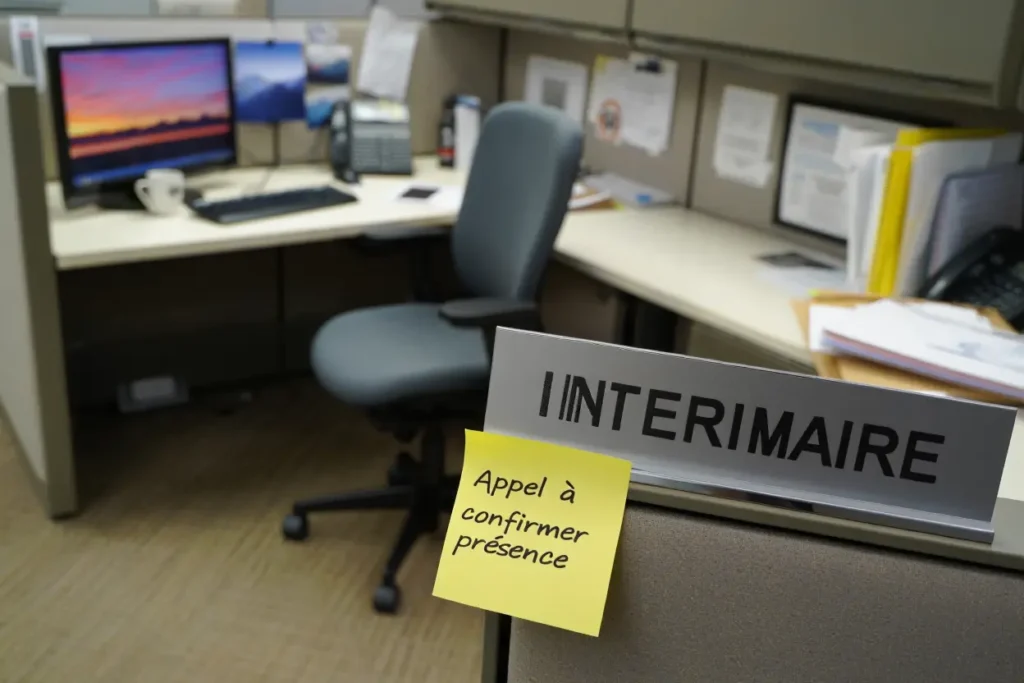 Intérimaire absence non justifiée