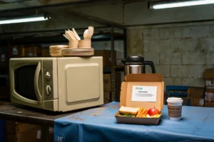 Intérimaire sur un chantier sans accès à cantine