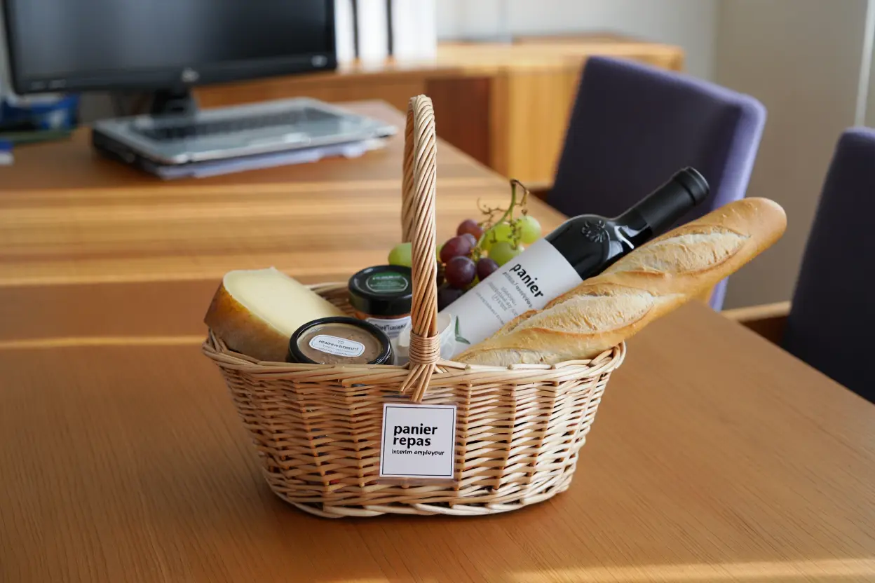 Un travailleur intérimaire déjeunant sur un chantier