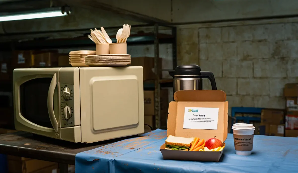 Intérimaire sur un chantier sans accès à cantine